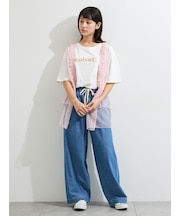 重ねフリルチュールベスト