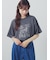 【接触冷感】切り替えプリントTシャツ