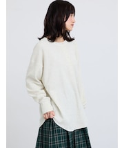 前後2WAYヘンリーネックプルオーバー