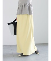 ストレッチジョーゼットナロースカート《2026 spring catalog item》