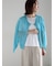【WEB限定カラーあり】ペーパータッチヤーン2wayメッシュニット