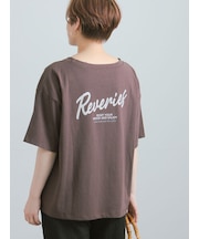 胸刺繍&バックプリントBIGTシャツ