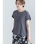【接触冷感】エンボスロゴフレンチスリーブTシャツ