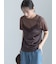 サテンキャミドッキングTシャツ