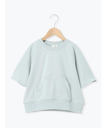 ミニ裏毛5分袖スウェット