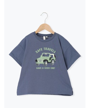 【吸水速乾】車プリントTシャツ