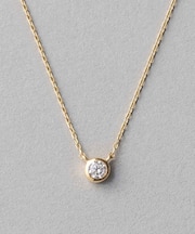 K18 ダイヤモンド 0.1ct ネックレス「ブライト」