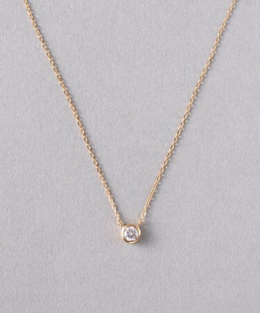 K18 ダイヤモンド 0.15ct ネックレス「ブライト」