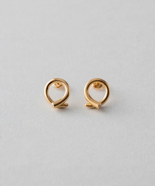 サークル ビジュー ピアス