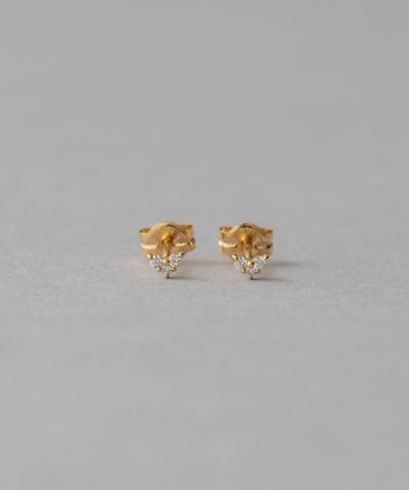 K18YG ダイヤモンド ピアス