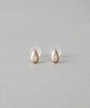 ドロップ ビジュー ピアス