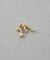 [ゾディアック] K10YG ダイヤモンド ピアス /みずがめ座