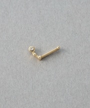 [ゾディアック] K10YG ダイヤモンド ピアス /おひつじ座