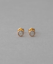 [ブリリアント] K10YG ダイヤモンド ピアス