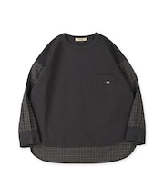 Smooth Cotton Jersey and Striped Long Sleeve Tee
