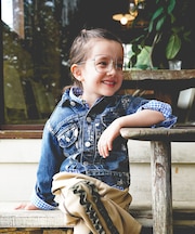Glitter Denim Jacket
