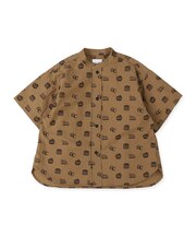 GC Patterned Band Collar Shirt