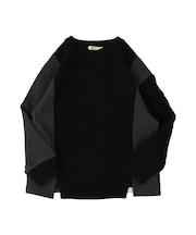Pile and Knit Docking Pullover