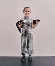 Gingham Check Overalls
