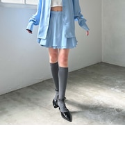 ’【SETUP対応】フレアシャツミニスカート