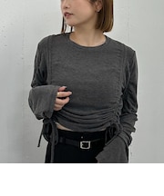 ドロストギャザーカットTOPS