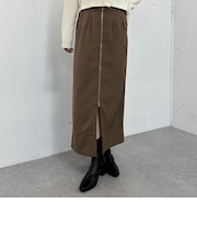 Fzipロングタイトスカート