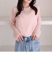 シアー楊柳TOPS/