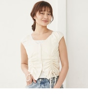ハリヌキ2wayドロストカットTOPS×ドットタンクSET