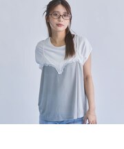レーストリムベロアビスチェ×フレンチTEE SET