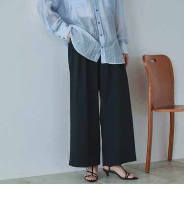 多機能ツータックワイドパンツ
