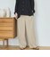 ウォッシャブルセンタープレスパンツ