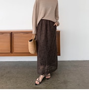 メッシュレースタイトスカート