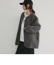 リバーシブルボアジャケット
