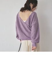 カシュクールニット