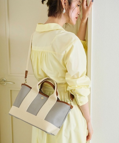 【Breath TOPKAPI】SCOTCH GRAIN スコッチグレイン ショルダー付き ミニ トート バッグ S