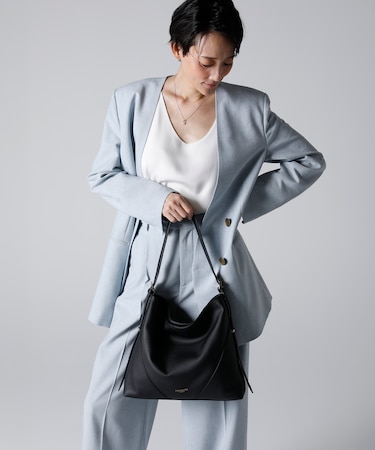 【TREASURE TOPKAPI】【新色追加】シュリンクレザー ワンハンドル 2WAY ショルダー バッグ