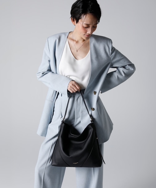 【TREASURE TOPKAPI】【新色追加】シュリンクレザー ワンハンドル 2WAY ショルダー バッグ