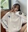 袖プリント ロンT 長袖 クルーネック ロングスリーブ プリントT Tシャツ