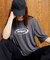 ビッグシルエット ストリート ルーズスタイル プリント 半袖 Tシャツ