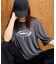 ビッグシルエット ストリート ルーズスタイル プリント 半袖 Tシャツ