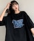 韓国風 フロントロゴTシャツ