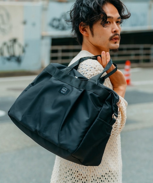 撥水 軽量 ナイロン 2WAY トラベル ボストン バッグ ショルダーバッグ