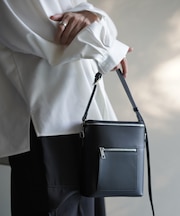 Rename ZIP デザイン 2way トート ショルダーバッグ