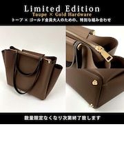 Rename ダブルハンドル シンプル スクエア 2way トートバッグ