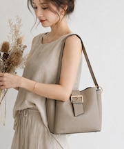 REAIMER フラップベルト カウレザー ハンド ショルダーバッグ