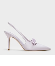 Venetia ヴェネツィア ボウ ポインテッド スリングバックパンプス