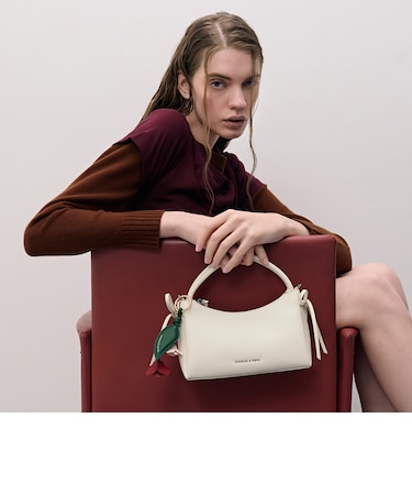 Hazel ヘーゼル ボウトップハンドルバッグ