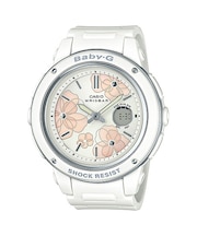 BABY-G BGA-150FL-7AJF カシオ レディース 腕時計 アナデジ ホワイト ウレタン Floral Dial 国内正規品