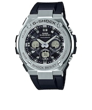 G-SHOCK G-STEEL GST-W310-1AJF メンズ 腕時計 電波ソーラー ミドルサイズ アナデジ ブラック シルバー メタル 国内正規品 カシオ