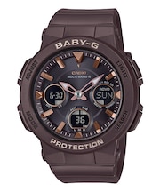 BABY-G BGA-2510-5AJF レディース 腕時計 電波 ソーラー アナデジ ブラウン ウレタン 反転液晶 国内正規品